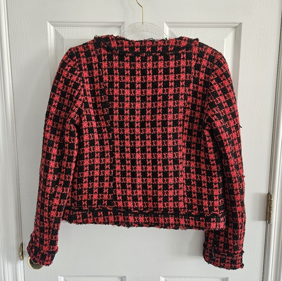 NWOT Express Design Studio Tweed Lady Jacket Blazer - Picture 3 of 9